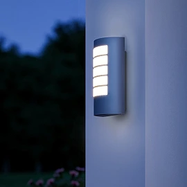 STEINEL L 12 outdoor wall light without sensor, E27, max. 60 W, anthracite — 069155