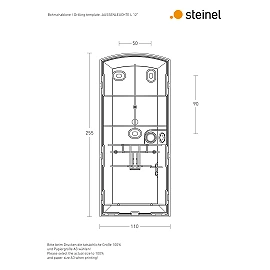 STEINEL L 12 outdoor wall light without sensor, E27, max. 60 W, anthracite — 069155