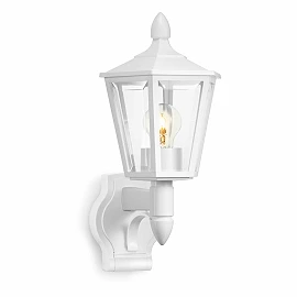 STEINEL L 15 āra sienas lampa bez sensora, E27, balta — 069186
