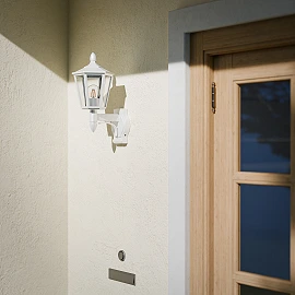 STEINEL L 15 āra sienas lampa bez sensora, E27, balta — 069186