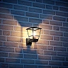 STEINEL L 10 āra sienas lampa bez sensora, E27, melna — 084752