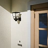STEINEL L 10 S āra sienas lampa ar kustības sensoru, E27, melna — 084769