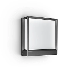 STEINEL L 40 C āra sienas lampa bez sensora, Bluetooth, 12,9 W, 869 lm, 3000 K, antracīta — 085230