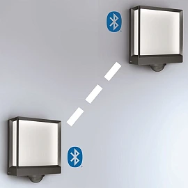 STEINEL L 40 SC āra sienas sensorlampa, Bluetooth, 12,9 W, 930 lm, 3000 K, antracīta — 085247