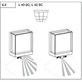 STEINEL L 40 SC āra sienas sensorlampa, Bluetooth, 12,9 W, 930 lm, 3000 K, antracīta — 085247