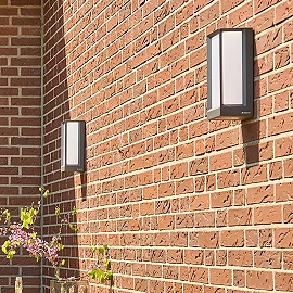 STEINEL L 42 C outdoor wall light without sensor, Bluetooth, 12.6 W, 871 lm, 3000 K, anthracite — 085254