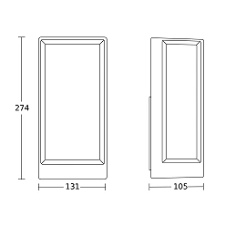 STEINEL L 42 C outdoor wall light without sensor, Bluetooth, 12.6 W, 871 lm, 3000 K, anthracite — 085254