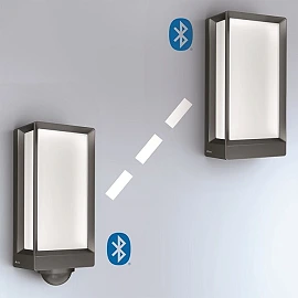 STEINEL L 42 C outdoor wall light without sensor, Bluetooth, 12.6 W, 871 lm, 3000 K, anthracite — 085254