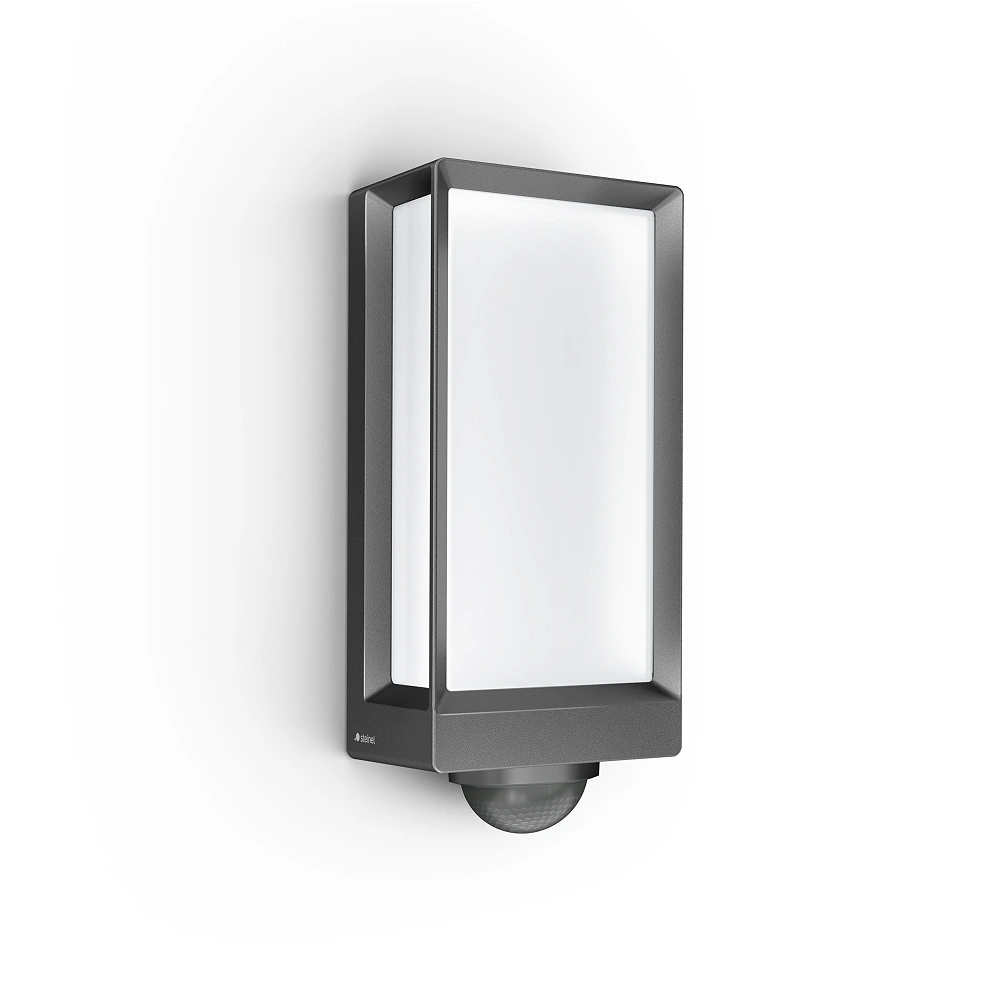 STEINEL L 42 SC āra sienas sensorlampa, Bluetooth, 13 W, 889 lm, 3000 K, antracīta — 085261