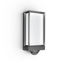 STEINEL L 42 SC āra sienas sensorlampa, Bluetooth, 13 W, 889 lm, 3000 K, antracīta — 085261