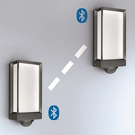 STEINEL L 42 SC āra sienas sensorlampa, Bluetooth, 13 W, 889 lm, 3000 K, antracīta — 085261