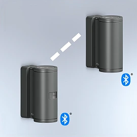 STEINEL L 940 C āra sienas lampa bez sensora, Bluetooth, 14,5 W, 1240 lm, 3000 K, antracīta — 087746