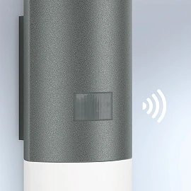 STEINEL L 910 S LED āra sensorlampa, 9,8 W, 797 lm, 3000 K, antracīta — 576202