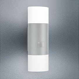 STEINEL L 910 S LED āra sensorlampa, 9,8 W, 797 lm, 3000 K, sudraba — 576219