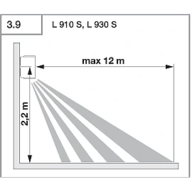 STEINEL L 910 S LED āra sensorlampa, 9,8 W, 797 lm, 3000 K, sudraba — 576219