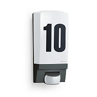 STEINEL L 1 S outdoor wall light with motion sensor, E27, black — 650612