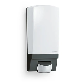STEINEL L 1 S outdoor wall light with motion sensor, E27, black — 650612
