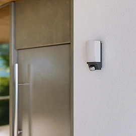 STEINEL L 1 S outdoor wall light with motion sensor, E27, black — 650612