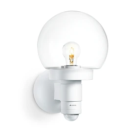 STEINEL L 115 S āra sienas sensorlampa, E27, 240°, balta — 657413