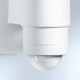 STEINEL L 115 S āra sienas sensorlampa, E27, 240°, balta — 657413
