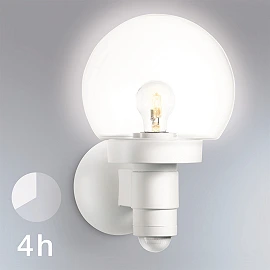 STEINEL L 115 S āra sienas sensorlampa, E27, 240°, balta — 657413