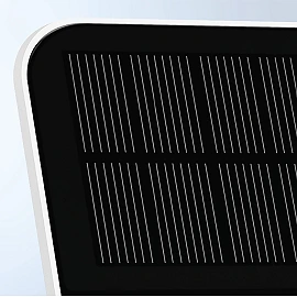 STEINEL XSolar LH-N solar house-number light, 4000 K, IP44, stainless steel — 007140