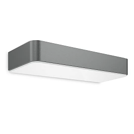 STEINEL XSolar SOL-O solar wall light, without motion sensor, 7 lm, 3000 K, anthracite — 052966