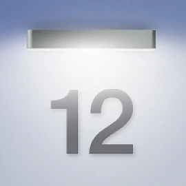 STEINEL XSolar SOL-O solar wall light, without motion sensor, 7 lm, 3000 K, anthracite — 052966