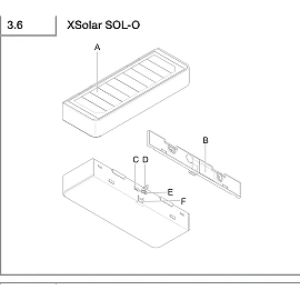 STEINEL XSolar SOL-O solar wall light, without motion sensor, 7 lm, 3000 K, anthracite — 052966