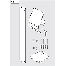 STEINEL XSolar GL-S solar sensor bollard, 150 lm, 3000 K, IP44, anthracite — 085681