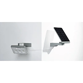 STEINEL XSolar L-S solārā āra sienas sensorlampa, 1,2 W, 150 lm, 3000 K, baltā krāsā — 671006