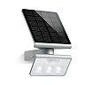 STEINEL XSolar L-S solārā āra sienas sensorlampa, 1,2 W, 150 lm, 3000 K, sudraba krāsā — 671013