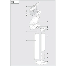 STEINEL XSolar GL-S solārs dārza stabiņš ar sensoru, 150 lm, 3000 K, IP44, sudraba — 671211