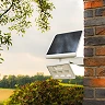 STEINEL XSolar L-S ONE solārā āra sienas sensorlampa, 1,2 W, 150 lm, 3000 K, baltā krāsā — 081997