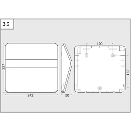 STEINEL XSolar LH-N solar house-number light, 4000 K, IP44, stainless steel — 007140
