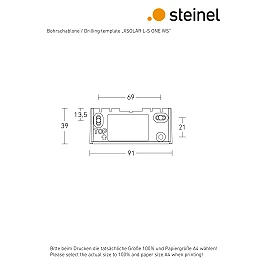 STEINEL XSolar L-S Pro solar outdoor wall sensor light, 1.2 W, 150 lm, 3000 K, anthracite — 085698