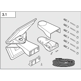 STEINEL XSolar L-S Pro solar outdoor wall sensor light, 1.2 W, 150 lm, 3000 K, anthracite — 085698