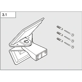 STEINEL XSolar L-S ONE solārā āra sienas sensorlampa, 1,2 W, 150 lm, 3000 K, baltā krāsā — 081997