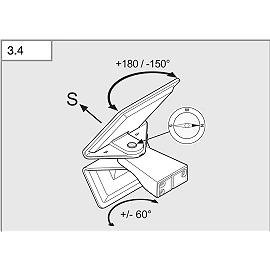 STEINEL XSolar L-S Pro solar outdoor wall sensor light, 1.2 W, 150 lm, 3000 K, anthracite — 085698