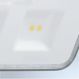 STEINEL XSolar L-S solar outdoor wall sensor light, 1.2 W, 150 lm, 3000 K, silver — 671013