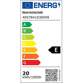 STEINEL XLED home 2 XL S LED sensorprožektors, 19,3 W, 2124 lm, 3000 K, melns — 030049