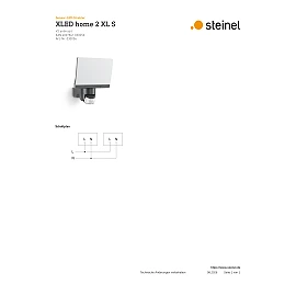 STEINEL XLED home 2 XL S LED sensor floodlight, 19.3 W, 2124 lm, 3000 K, anthracite — 030056