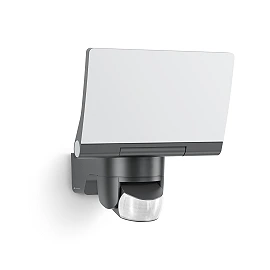 STEINEL XLED home 2 S outdoor LED sensor floodlight, 13.7 W, 1550 lm, 3000 K, IP44, anthracite — 033064