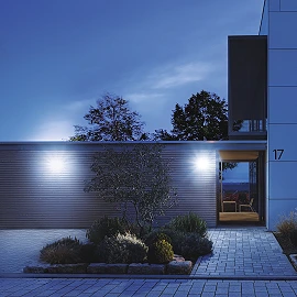 STEINEL XLED home 2 S outdoor LED sensor floodlight, 13.7 W, 1550 lm, 3000 K, IP44, anthracite — 033064