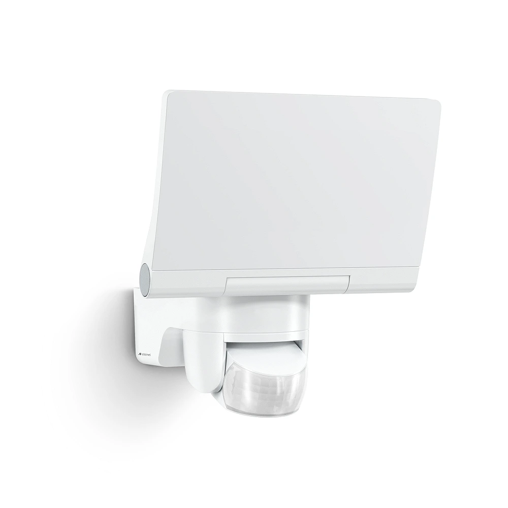 STEINEL XLED home 2 S outdoor LED sensor floodlight, 13.7 W, 1550 lm, 3000 K, IP44, white — 033088