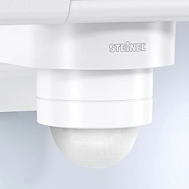 STEINEL XLED PRO 240 S āra LED sensorprožektors, 19,3 W, 2124 lm, 3000 K, IP44, balts — 068073