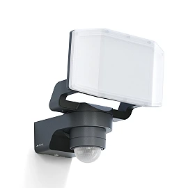 STEINEL XLED PRO Expanse S outdoor LED sensor floodlight, 14.3 W, 1642 lm, 3000 K, IP54, anthracite — 091200