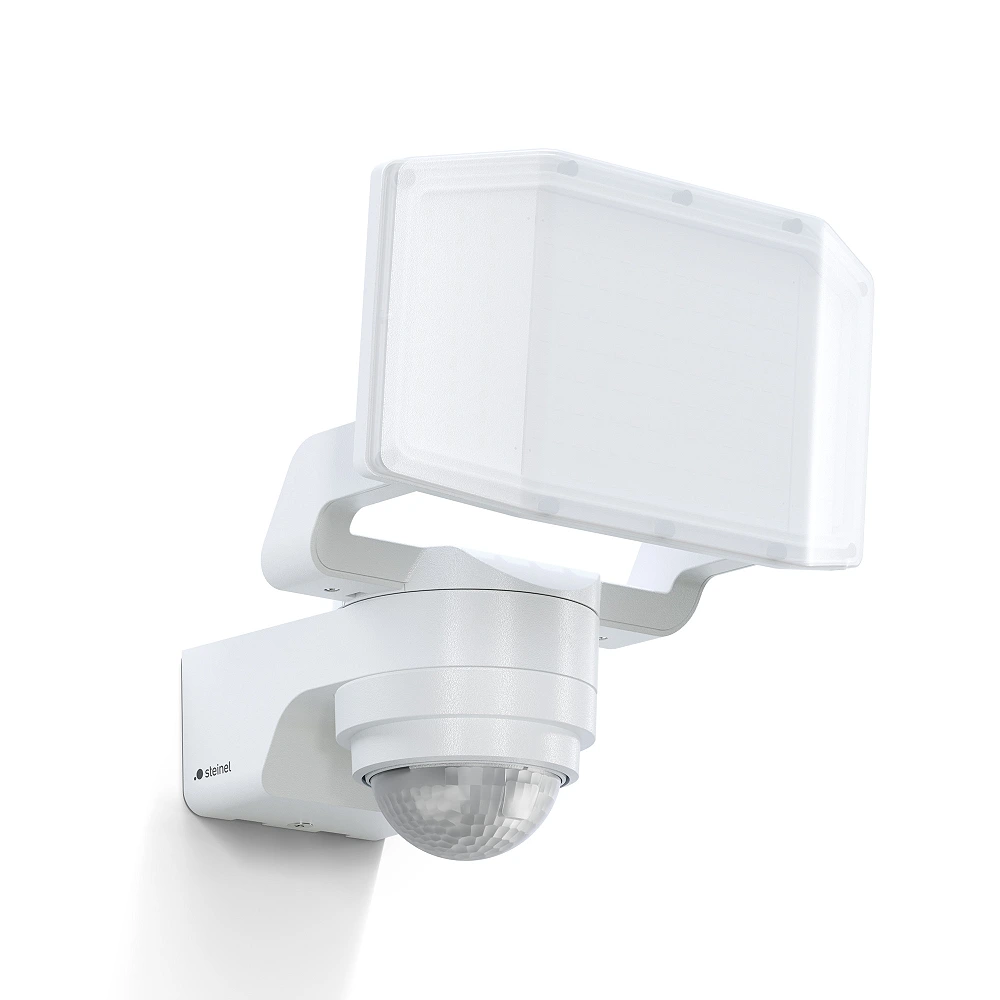 STEINEL XLED PRO Expanse SC outdoor LED sensor floodlight, Bluetooth, 15.1 W, 1642 lm, 3000 K, IP54, white — 093945