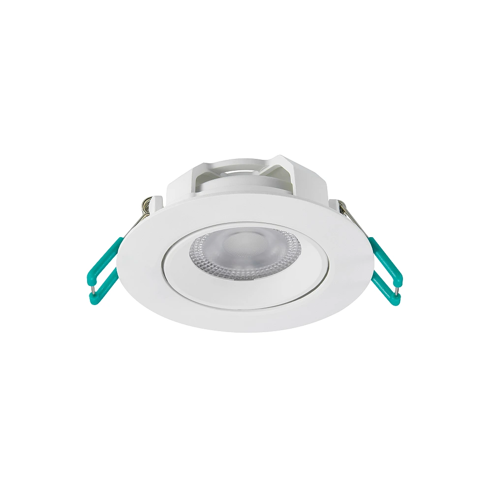 Sylvania SylSpot Neos 3-pack recessed LED downlights IP44, 400 lm, 3000 K, white