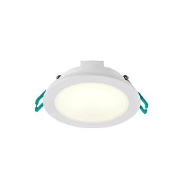 SylSpot Neos – 3× Recessed Downlights IP65 front, 400 lm, 3000 K – White (Sylvania)